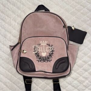 Large Y2K Juicy Couture Pink Backpack
